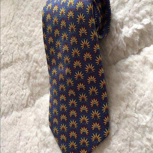 Hermes Authentic 100% Silk Soie Mens Tie Made in France 7398 PA - Picture 3 of 12